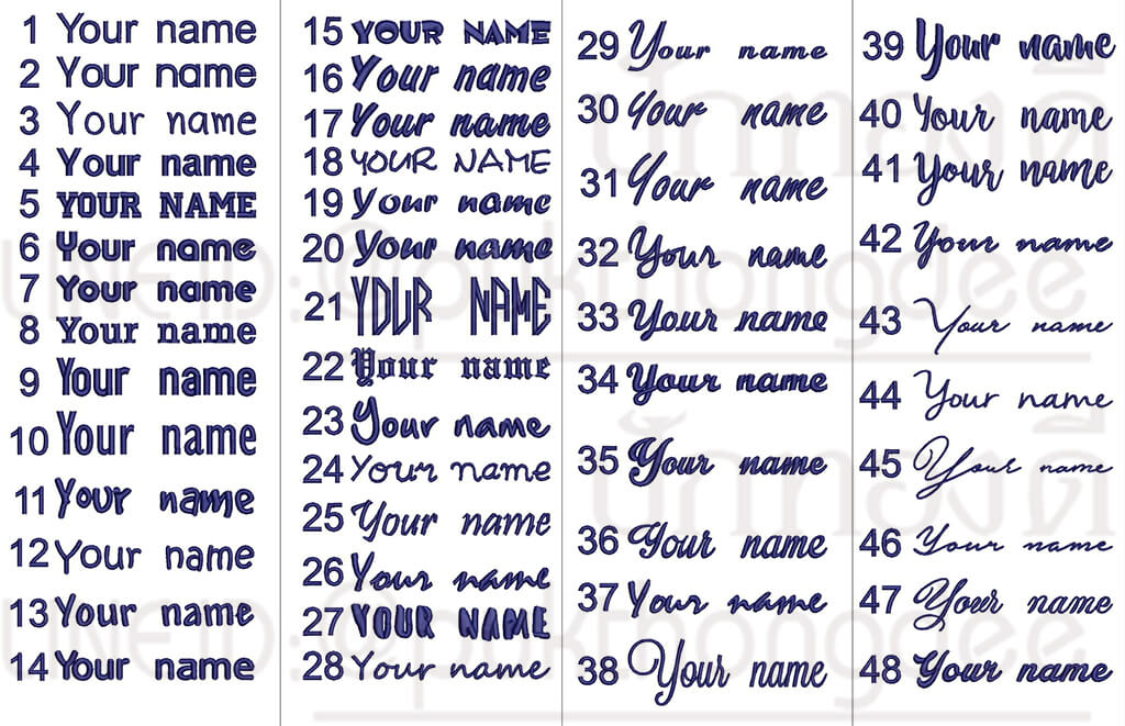 ฟอนต์ภาษาอังกฤษ